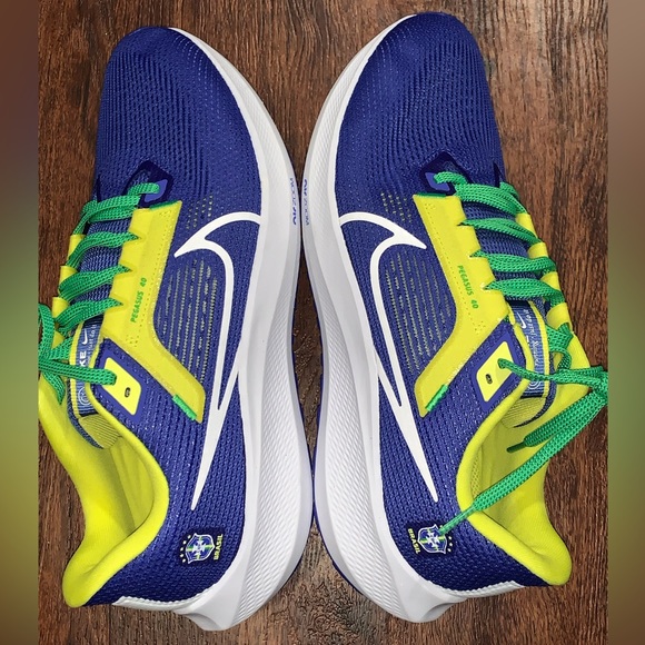 NWOT Nike Pegasus 40 Running shoes team Brazil - Picture 11 of 14